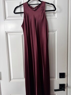 All That Jazz 90s-Y2K Prom dress- Sleeveless Maxi in Burgundy